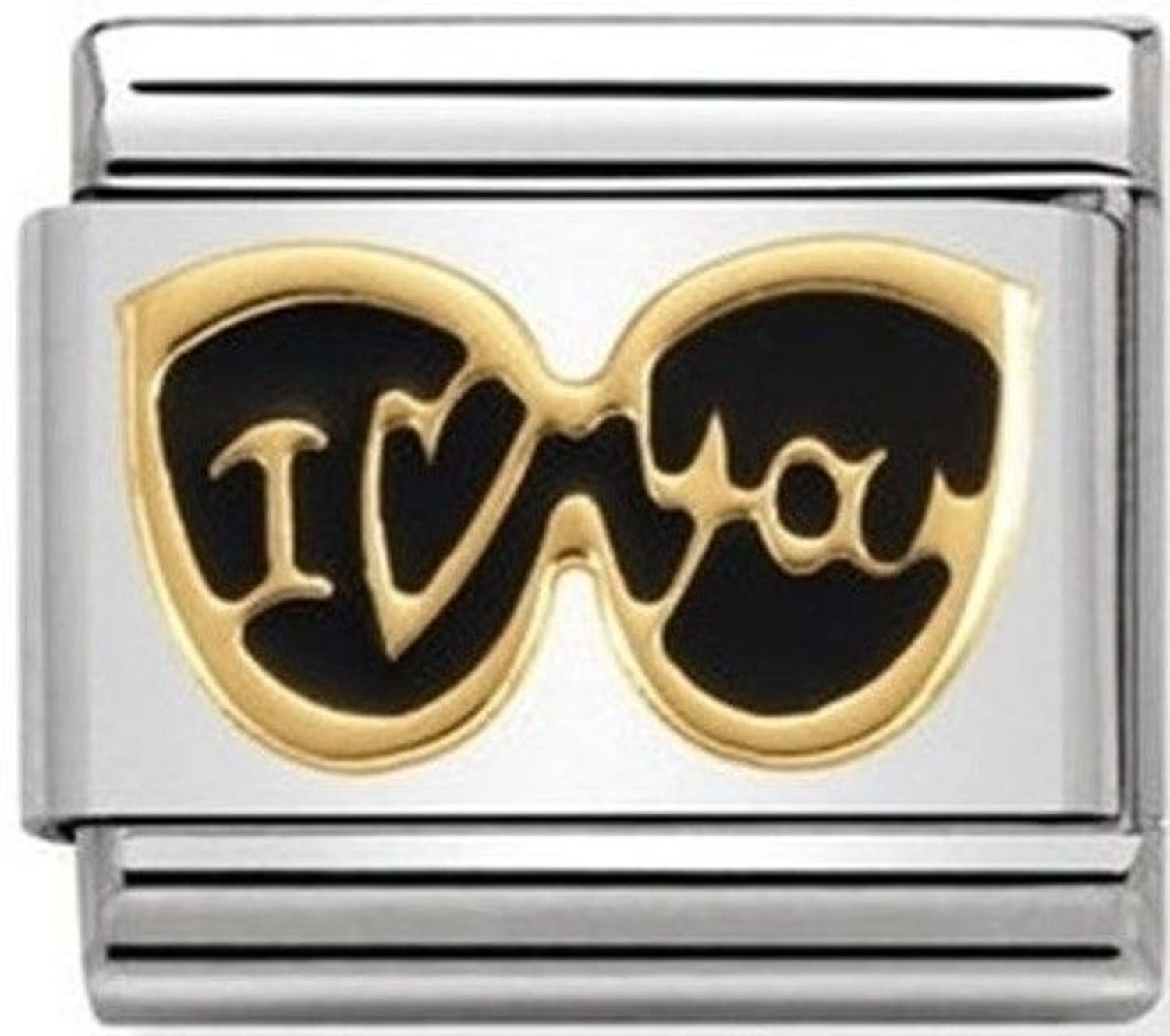 Nomination - Link 18K zawieszka złoto 'Okulary' 030283 20 biżuteria nomination nomination zawieszki nomination baza.jpg